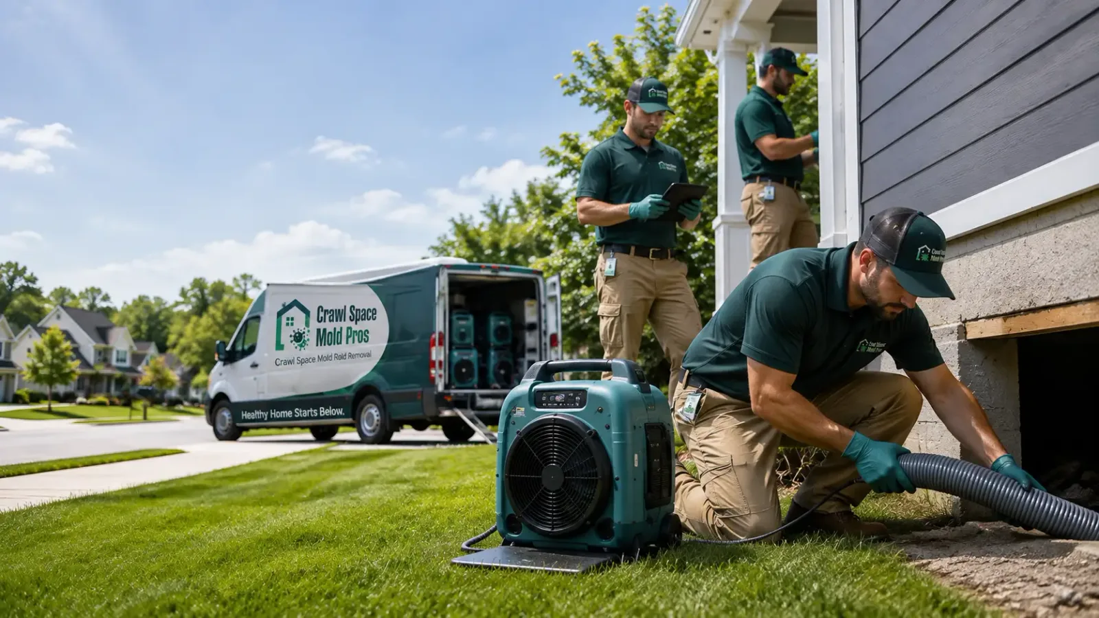 Crawl Space Mold Removal in Washington, NE